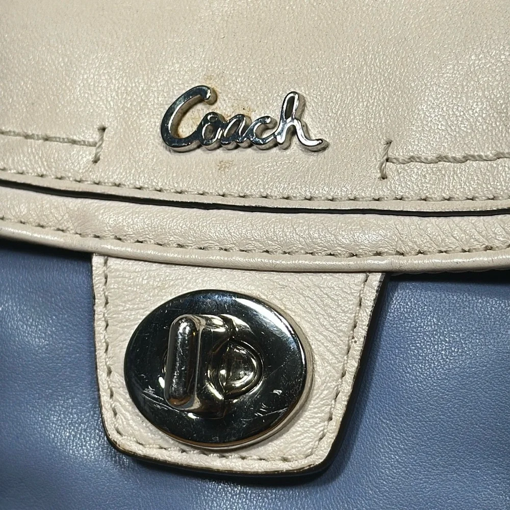 Coach Penelope Leather Turnlock Crossbody